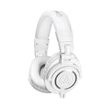 ATH-M50xWH Professional Studio Monitor Headphones&comma; White