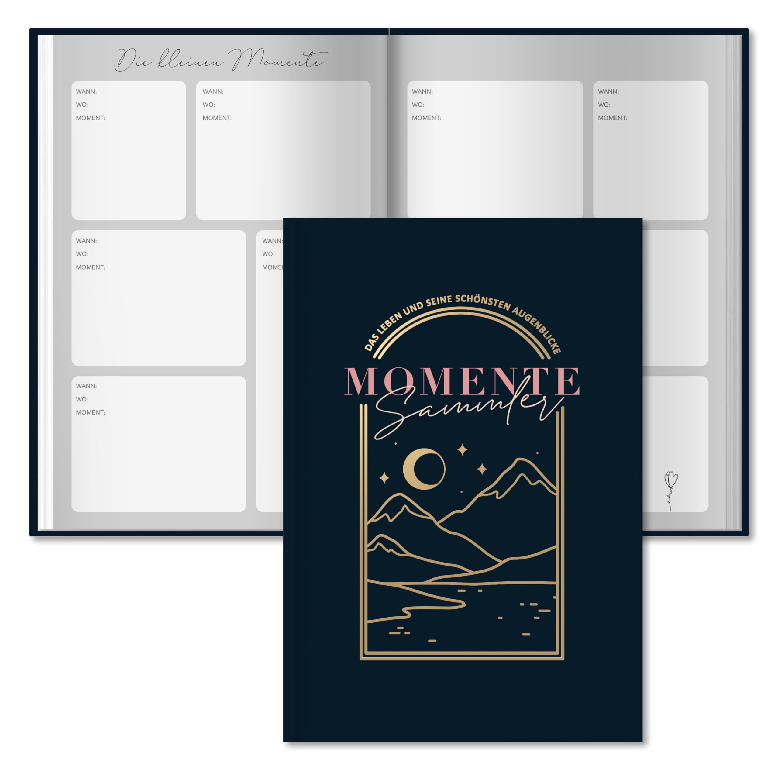 BIROYAL Momentesammler Entry Book, black
