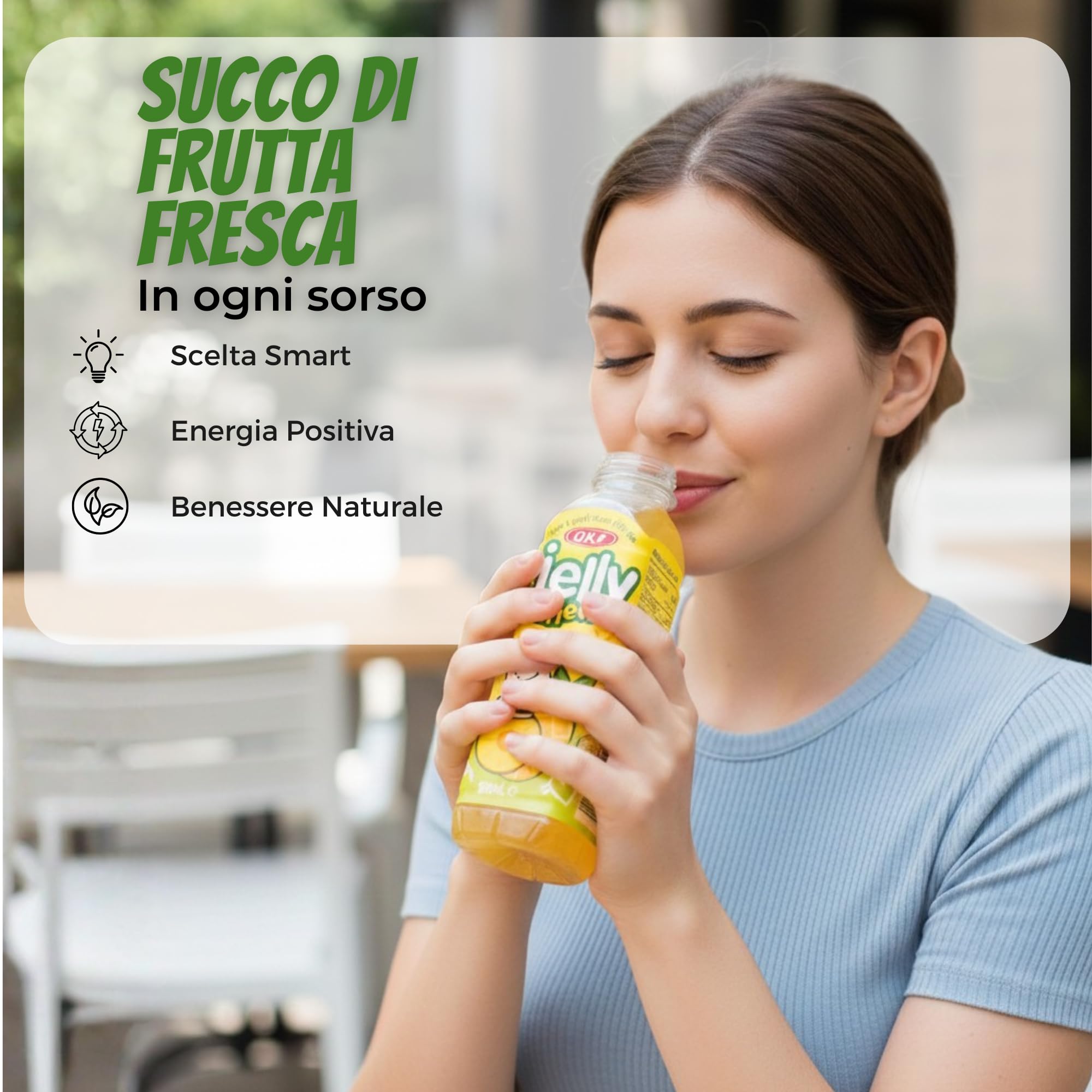 HU TASTE - Mix Discovery Bevande Asiatiche: OKF Jelly Chew & Aloe Vera King - Succhi di Frutta con Pezzi di Gelatina e Cocco - Cocco da Bere, Litchi, Mango e Ananas - Box Merenda Esotica