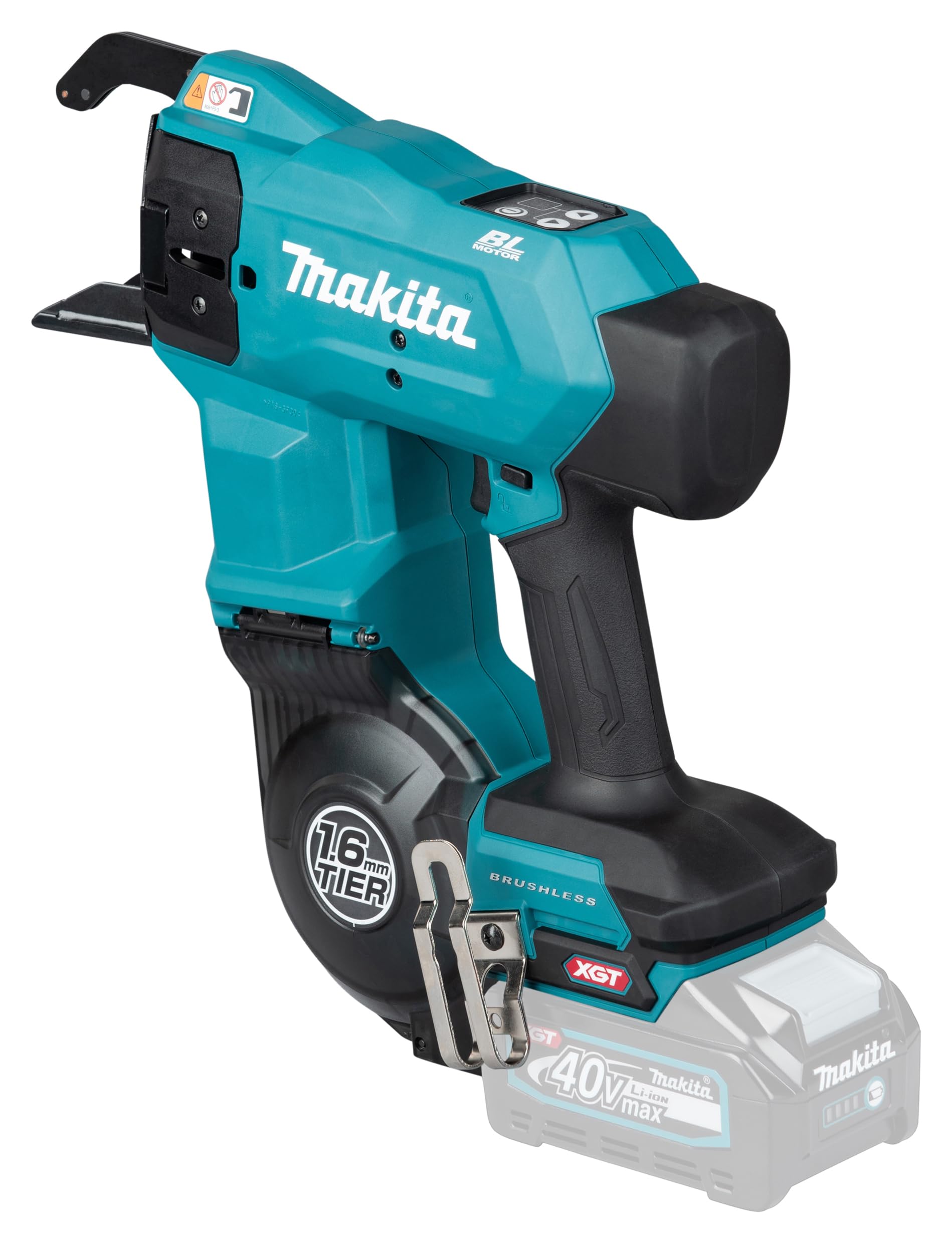 Makita TR001GZ 40V Max Li-ion XGT Herramienta de atar barras de refuerzo sin escobillas, baterías y cargador no incluidos