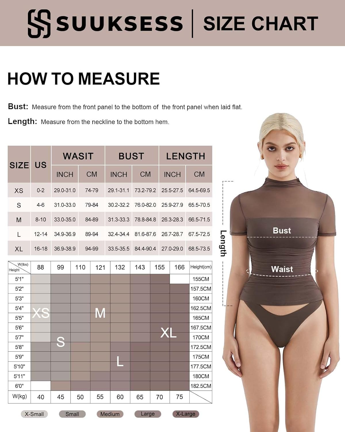 SUUKSESS Women Sexy Mesh Sheer Short Sleeve Tops Mock Neck Ruched Going Out Shirts - Image 6