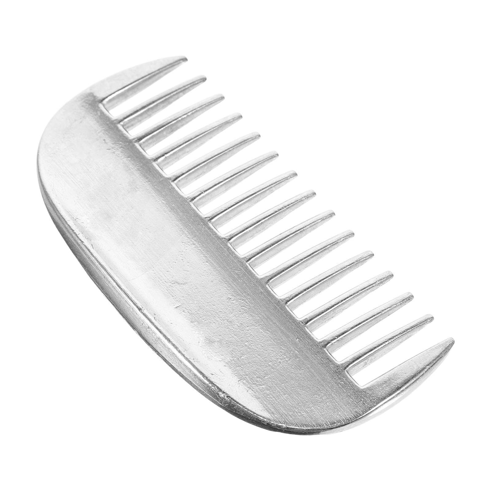 UTHCLO Portable Dematting Comb Made of Polished Aluminum with Wide Teeth, for Daily Home Grooming and Travel, Designed for Cats and Dogs to Effectively Remove Tangles and Shedding Hair