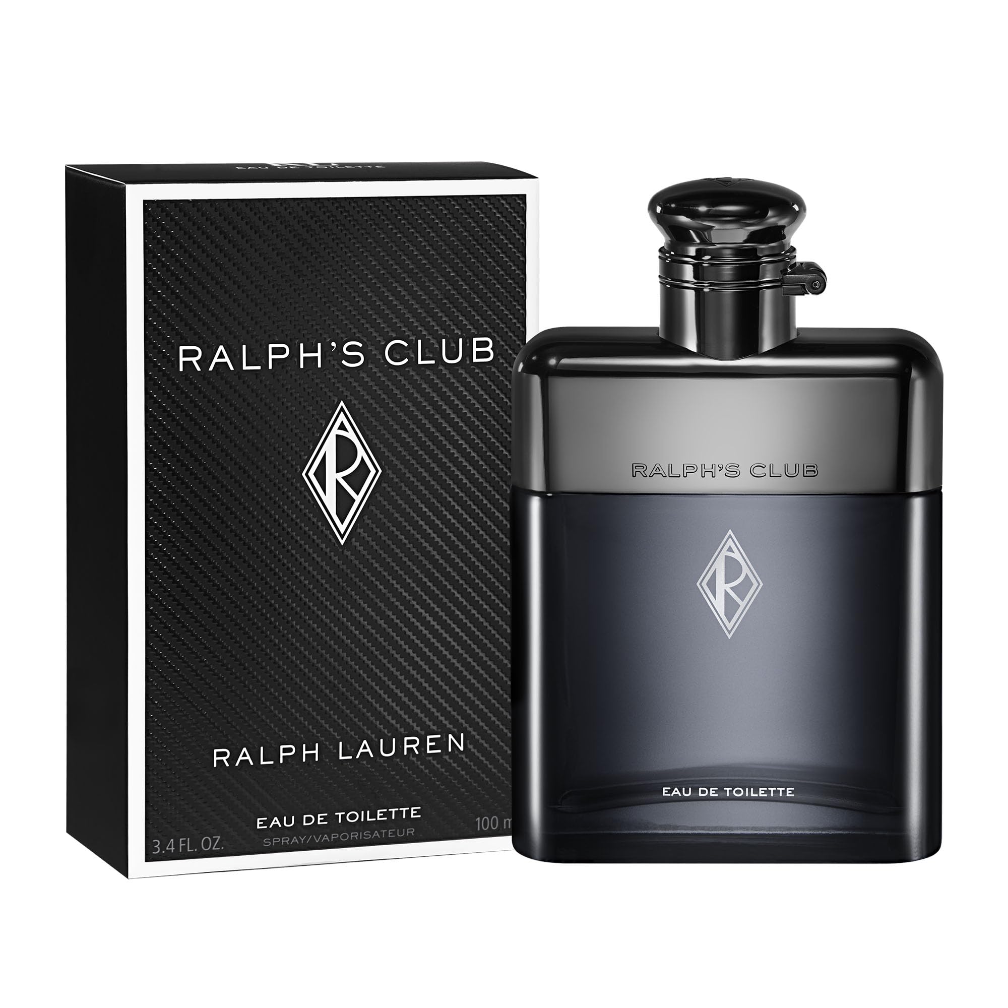 Ralph Lauren Ralph's Club Eau de Toilette, holziger Herrenduft, 100 ml | Fruchtiges Männerparfüm mit Grapefruit, Lavandin und Patchouli, nachfüllbarer Duft mit langanhaltender Signatur