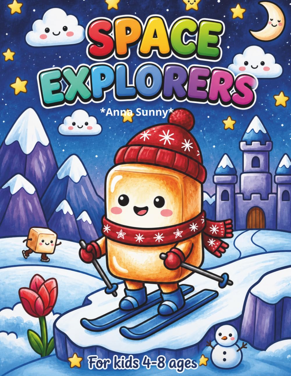 Space Explorers Coloring Book: Cute Planets, Friendly Aliens, and Little Astronauts for Kids Ages 4–8