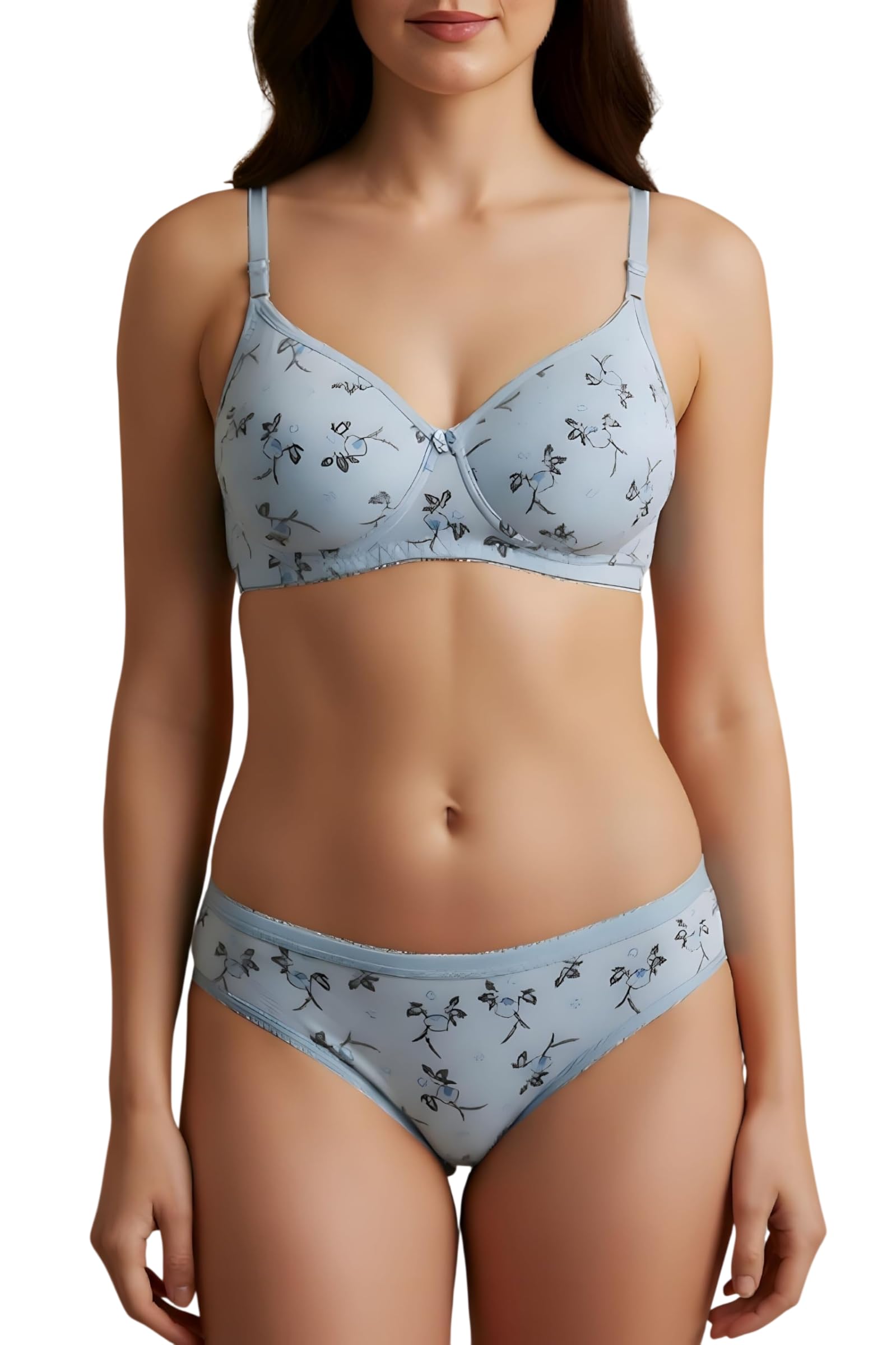 Women's Matching Bra and Panty Set | Soft Lingerie-503Set_P1_H1_P13-picture-42