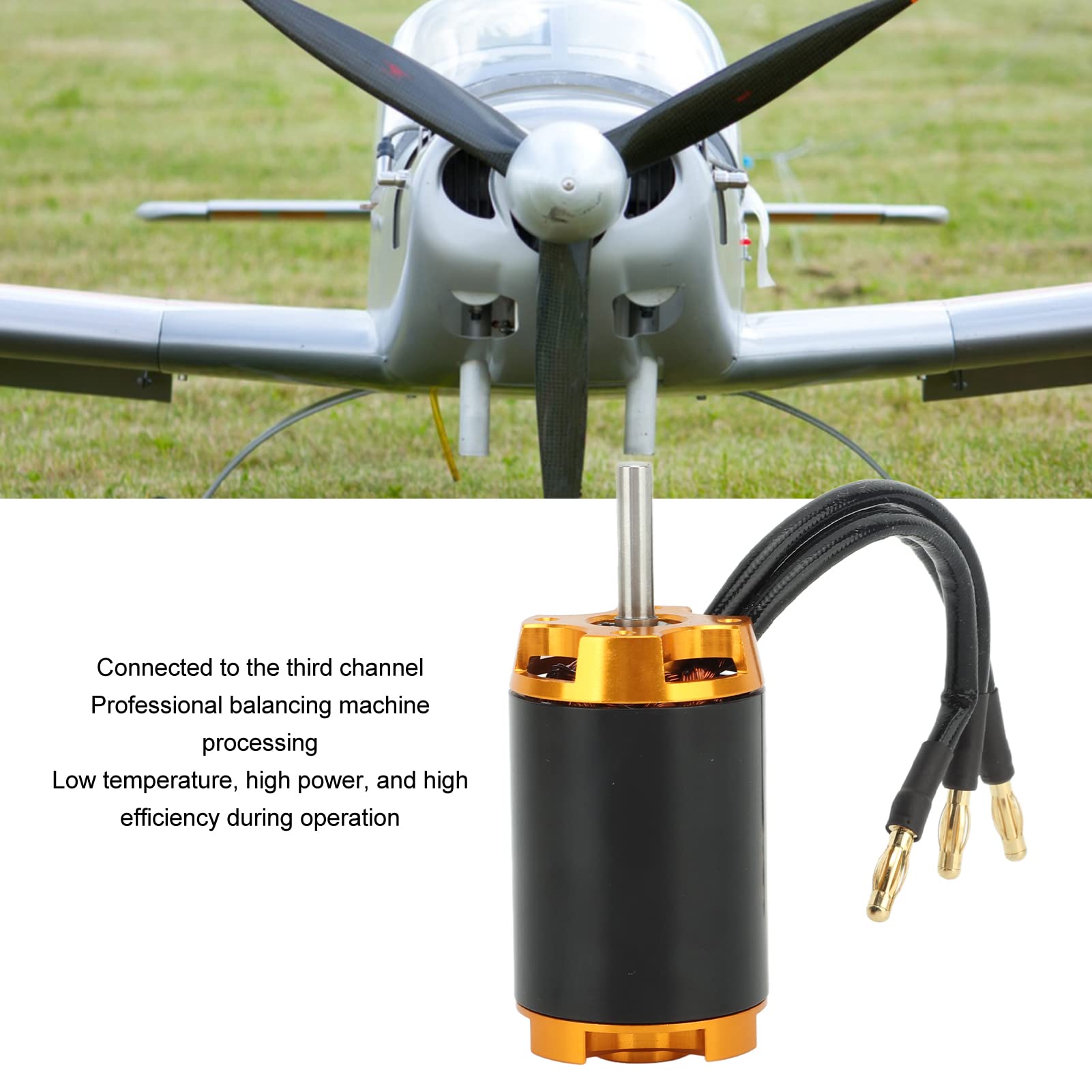 Model Samolotu Silnik, 2000KV Stop Aluminium miedź Wysokowydajny Zdalnie Sterowany Samolot Pojedynczy Silnik Odpowiedni Model Samolotu