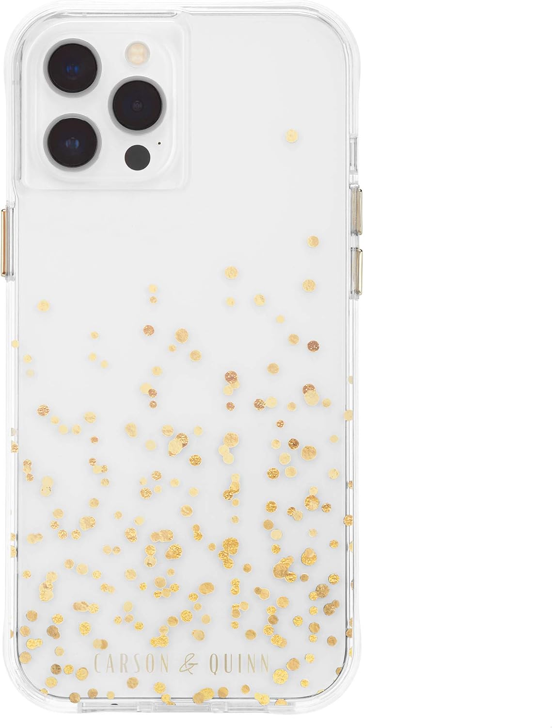 Aeiniwer Carson & Quinn Gold Confetti Case iPhone 12/12