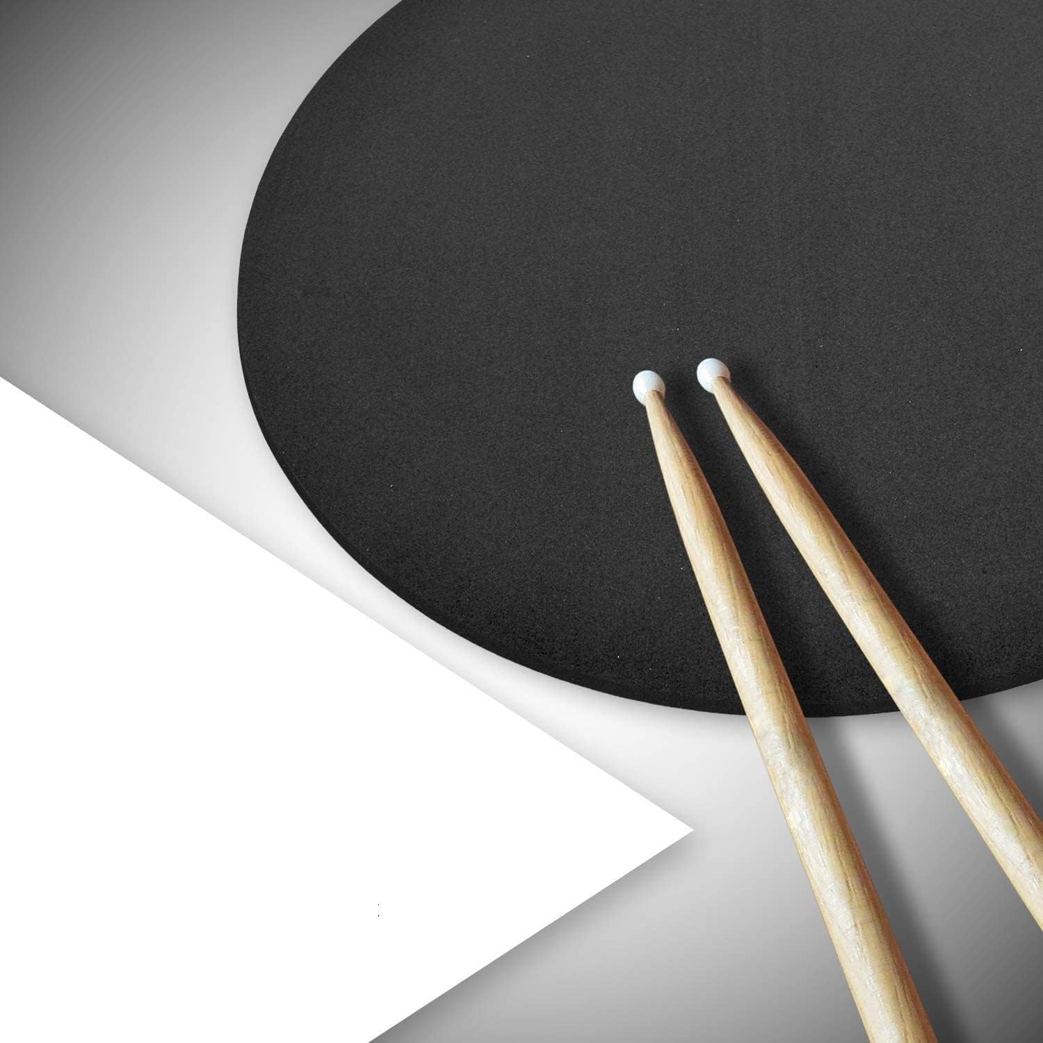 XCEL Foam Rubber Drum Practice Pad for Any Surface Snare