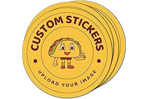 Design Your Own Stickers: Custom Bulk Vinyl Decals in Various Sizes