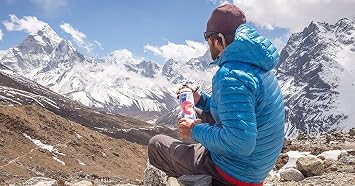 Polar Bottle Insulated Sport 24oz Bottle BLUE/WHITE