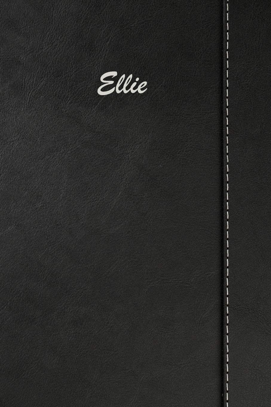 Ellie: Weekly Meal Planner Simulated Black Leather Track And Plan Your Meals 52 Week Food Planner / Diary / Log / Journal / Calendar Meal Prep And Planning Grocery List