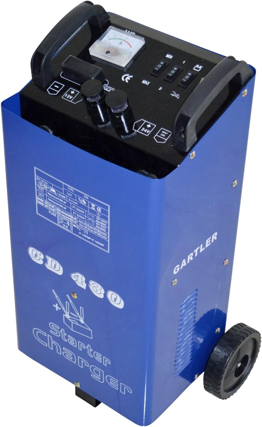 Car Battery Charger 12 V 24 V Booster Battery Charger with Jump Starter