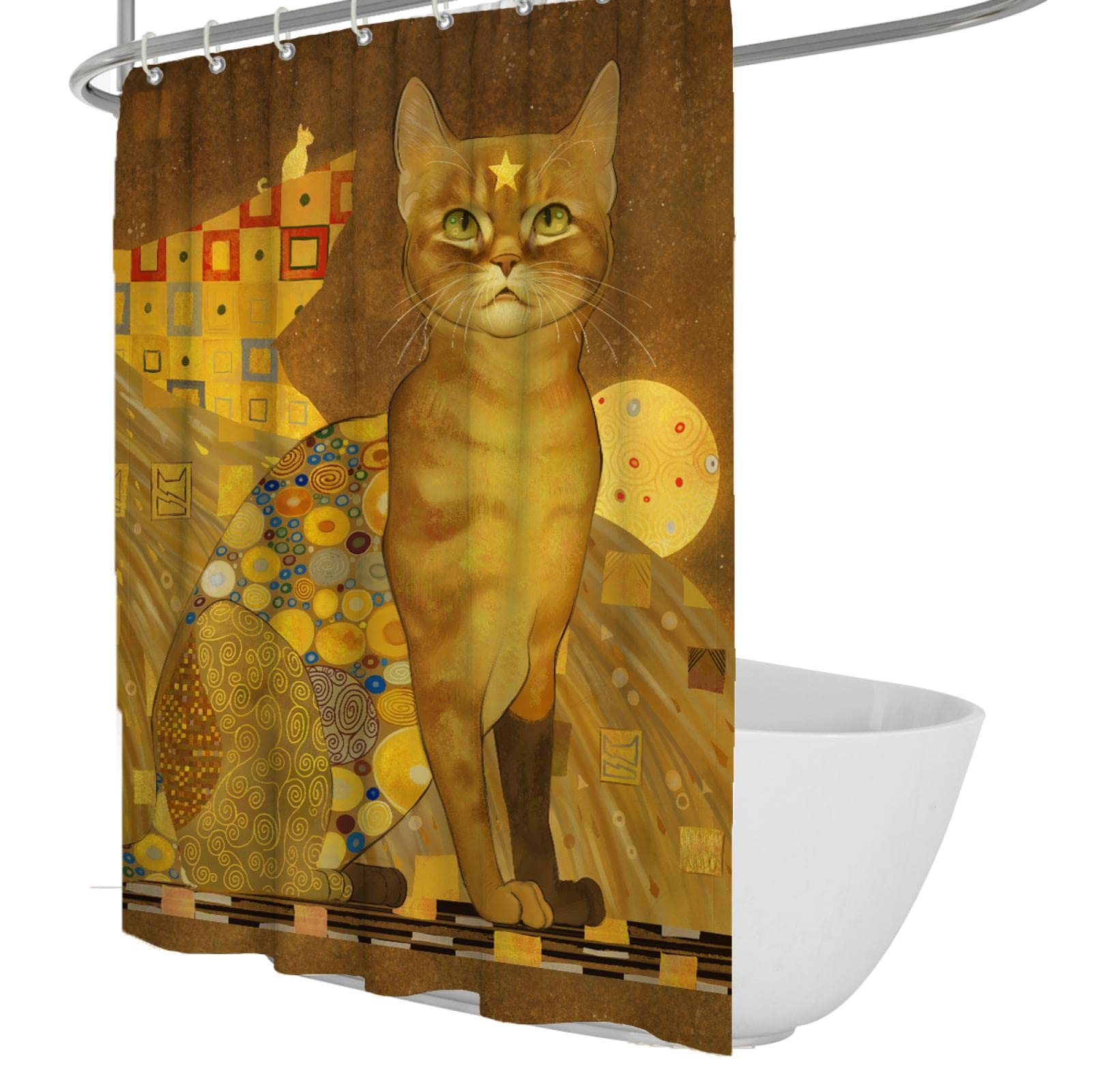 Rideau de douche Gustav Klimt machine lavable contre l'humidité
