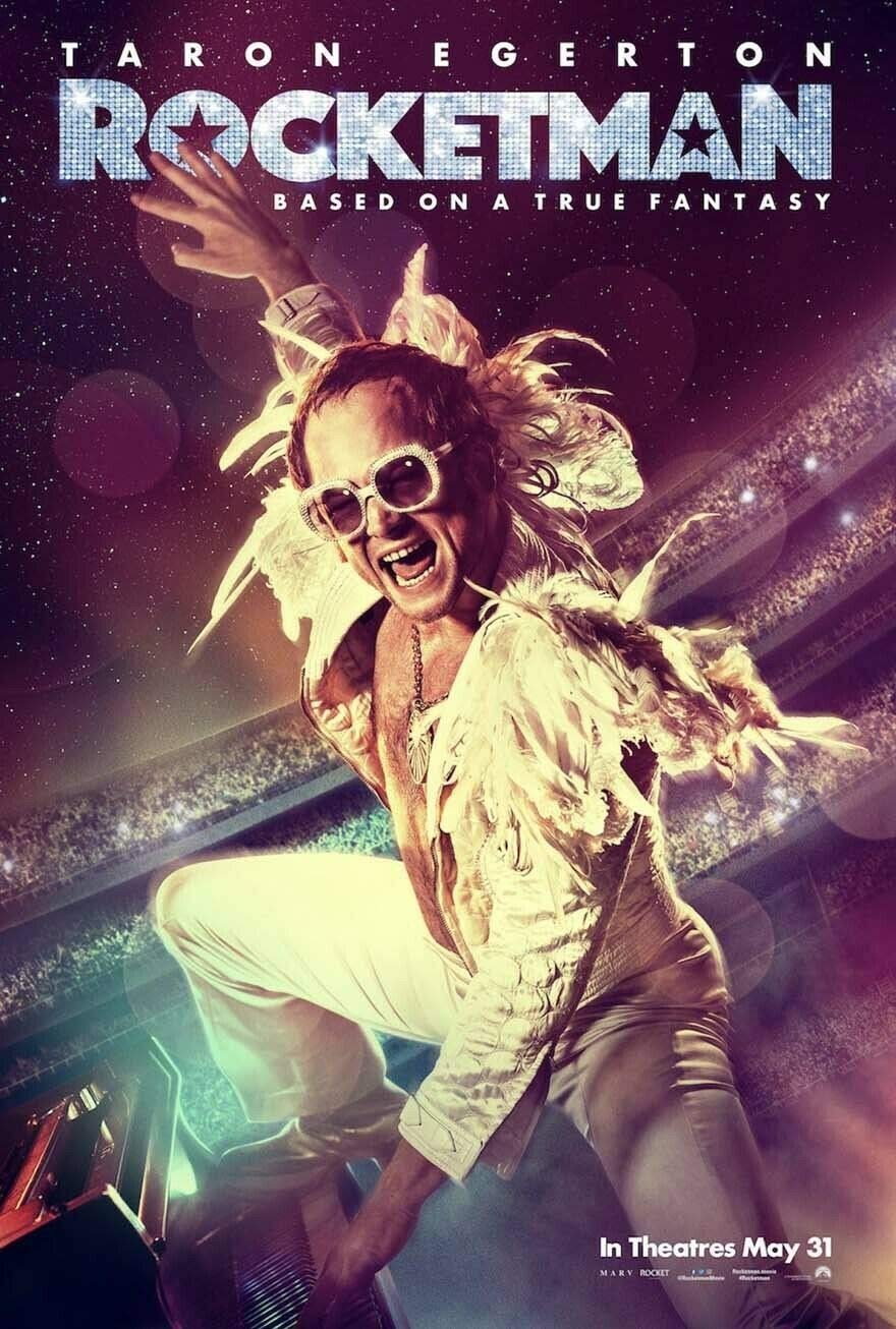Amazon.co.jp: 映画ポスター ロケットマン ROCKETMAN エルトンジョン 2 