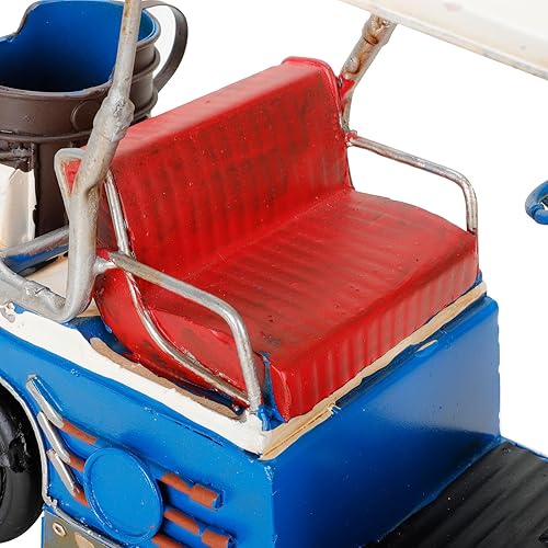 Miniatura 7 de Roykaw Soporte creativo para bolígrafoslápices, mini carrito de golf de metal para escritorio, soporte para bolígrafos, organizador de escritorio