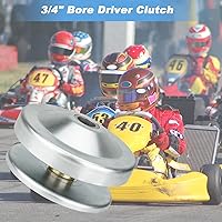 Vista 4 de Convertidor de par de embrague de polea de controlador con correa para Go Kart/Mini Bike de 30 Series 2-7HP, para orificio máximo de 3/4" de par