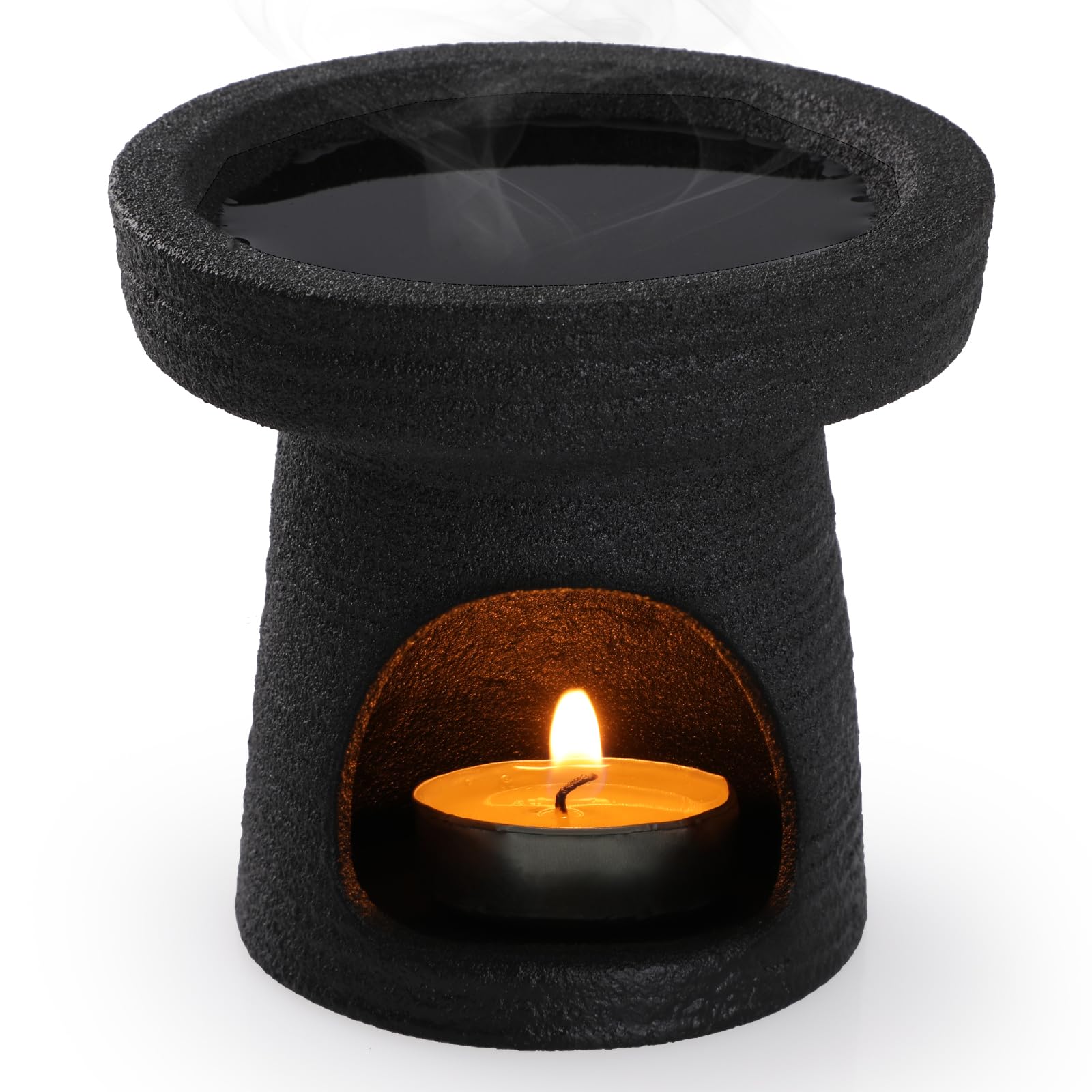 Bighan Quemador de Cera para derretir, Calentador de Cera Surtido, Quemador de Cera, Quemador de Aceite de cerámica, Soporte para aromaterapia, difusor perfumado, decoración del hogar, Dormitorio