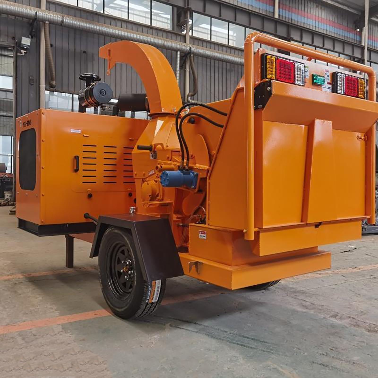 10" Towable Wood Chipper Shredder – Heavy Duty Garden Mulcher for Branches Twigs & Leaves, Suitable for Landscapers Orchard Owners & Home Gardeners, Outdoor Wood Chipping & Debris Reduction Machine