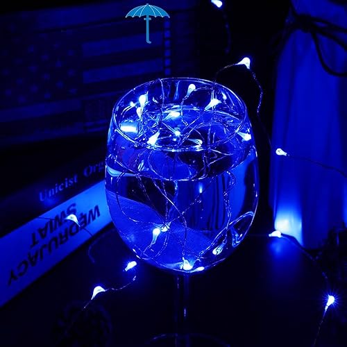 Miniatura 8 de RUICHEN Cadena de luces enchufables, 99 pies, 300 luces LED con carrete, cable de cobre impermeable para luces de luciérnaga para dormitorio, patio,