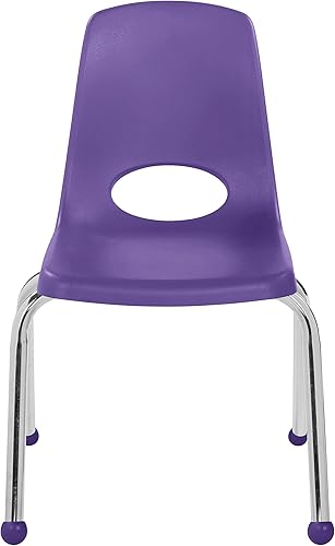 Miniatura 9 de Factory Direct Partners Sillas apilables FDP, 14 pulgadas, color morado