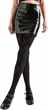 Sahabowi Women Tights, Sheer High Waist Pantyhose, Vintage Control Top Stockings, Siwa9