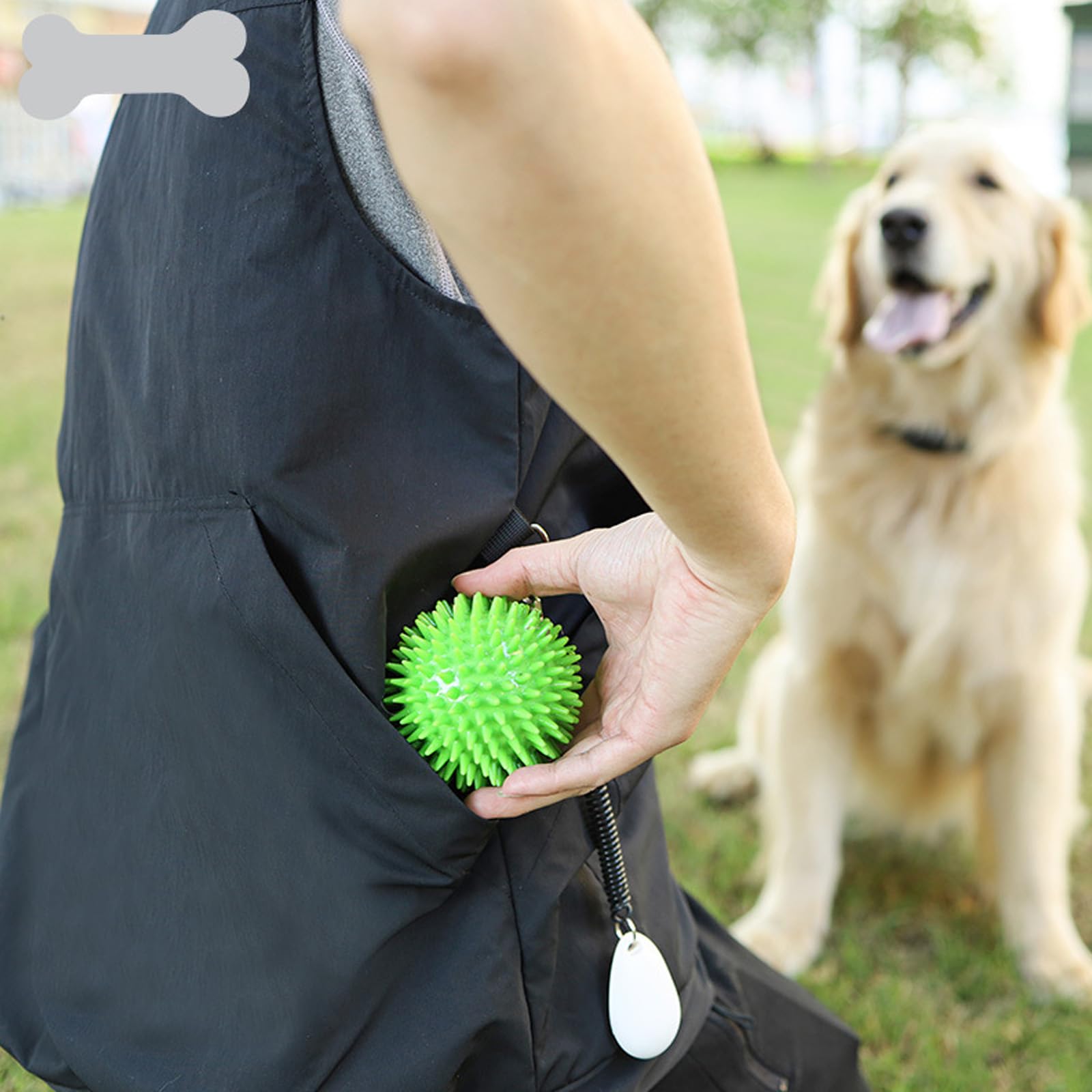 Chaleco de entrenamiento para perros con bolsillos grandes, permeable, adiestrador de mascotas, ropa de entrenamiento para perros, accesorios de entrenamiento para perros