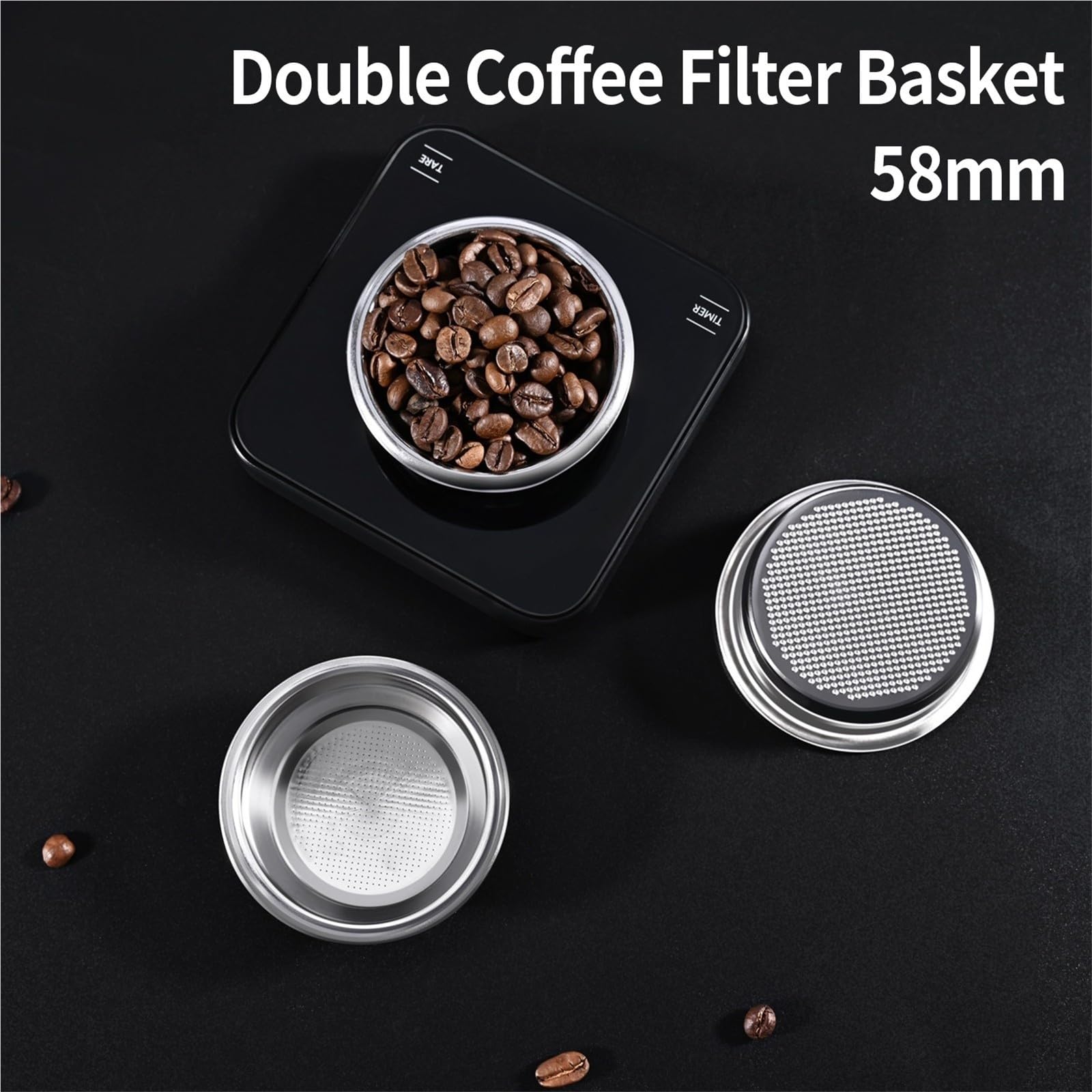 Cesta Filtro Espresso Doble 58mm Compatible Con OANKR