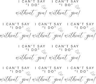 10 Pcs Bridesmaid Mini Champagne Labels,I Can't Say I Do Without You Champagne Labels,Bridesmaid Proposal Ask Bridesmaid Wine Stickers,Wine Stickers for Bridal Shower, Party