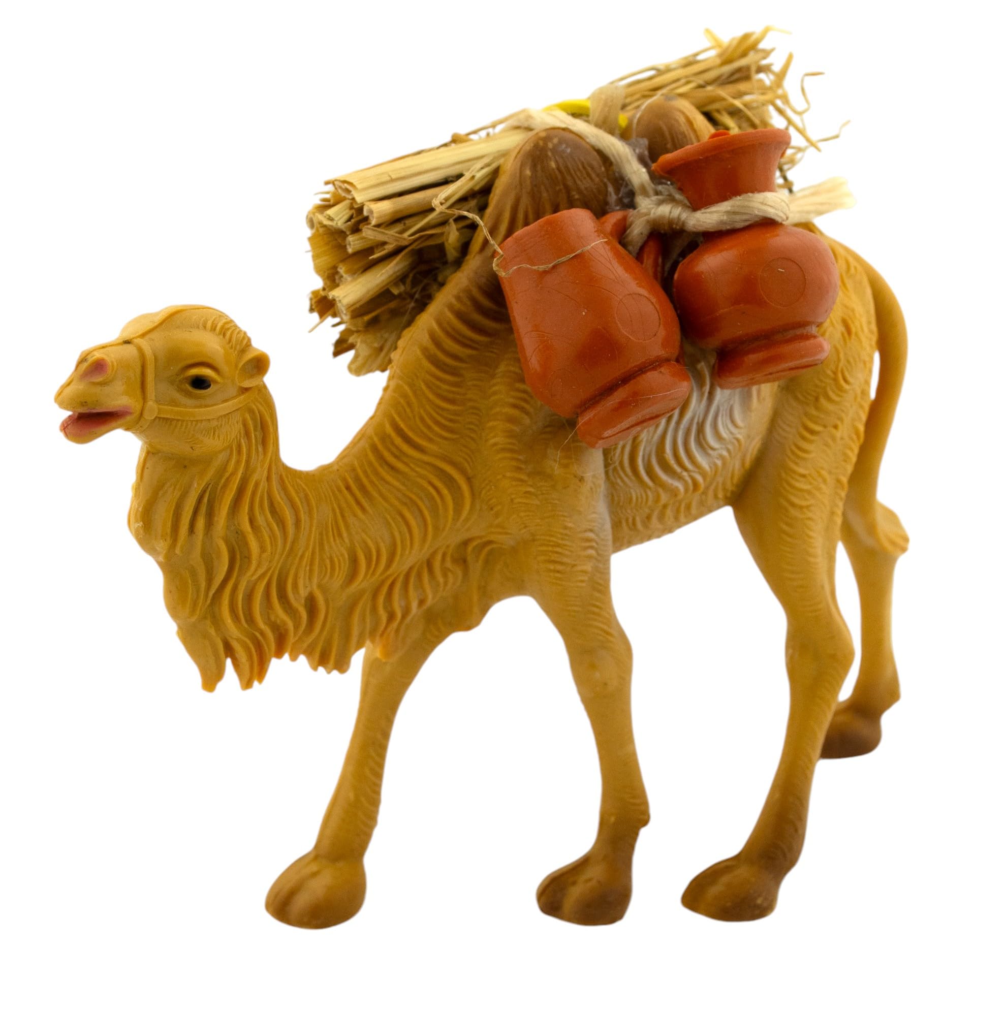 Amazon.com: Nativity camel with straw and jugs on his back 4.5