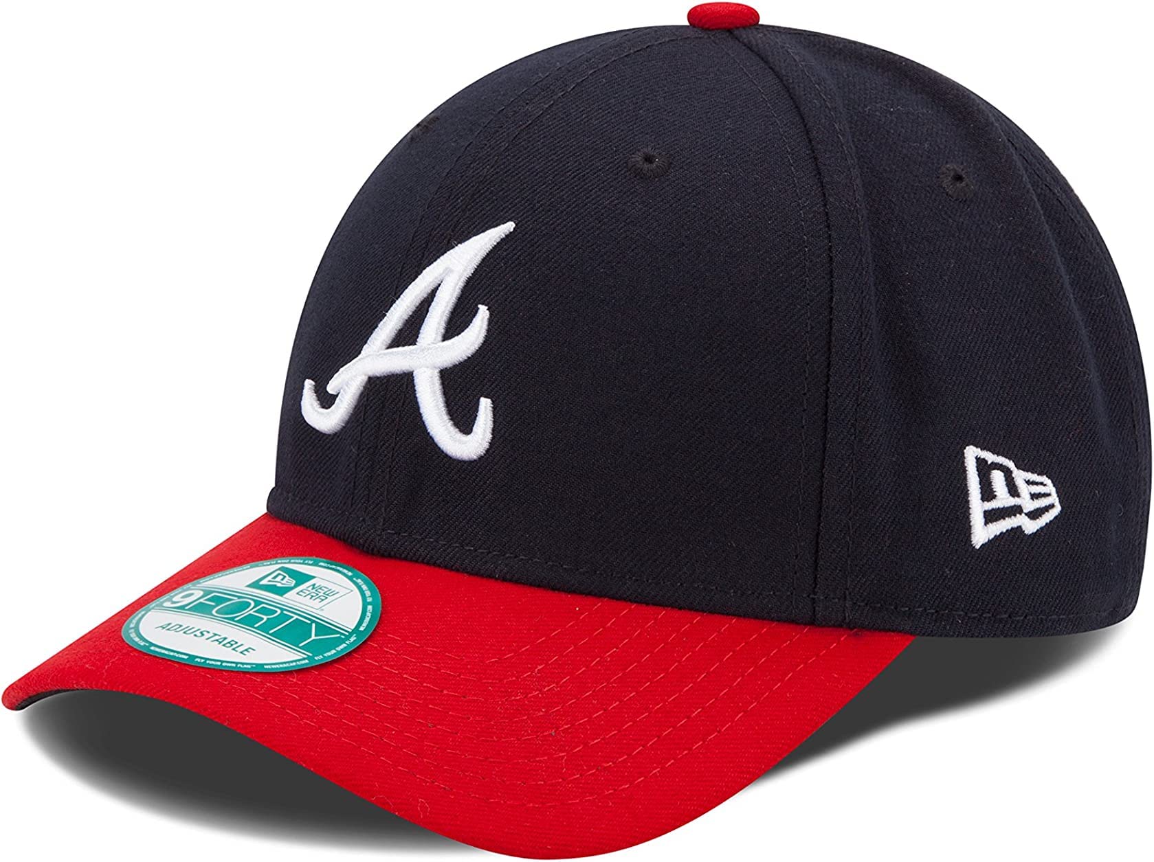 New Era Youth Mlb The League 9Forty - Berretto Regolabile Taglia Unica, Atlanta Braves, Taglia Unica-image