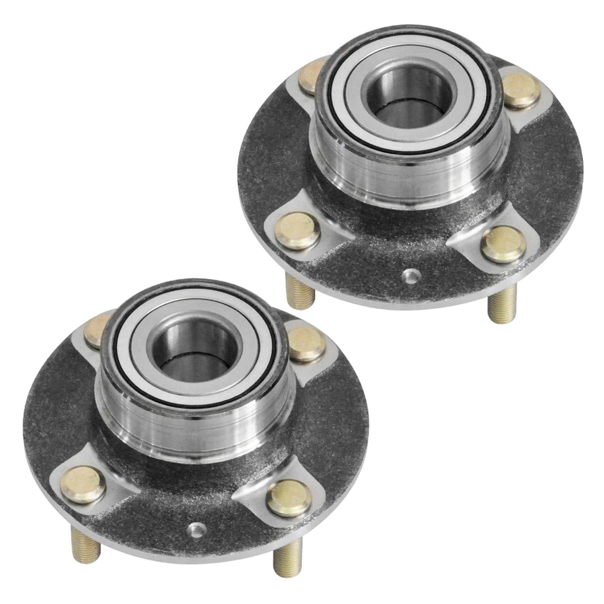 AngyMeck 512194 Fits Hyundai Elantra Kia Spectra/Spectra5 2001-2009 Set of 2 Passenger Driver Side Rear Wheel Bearing & Hub Kit