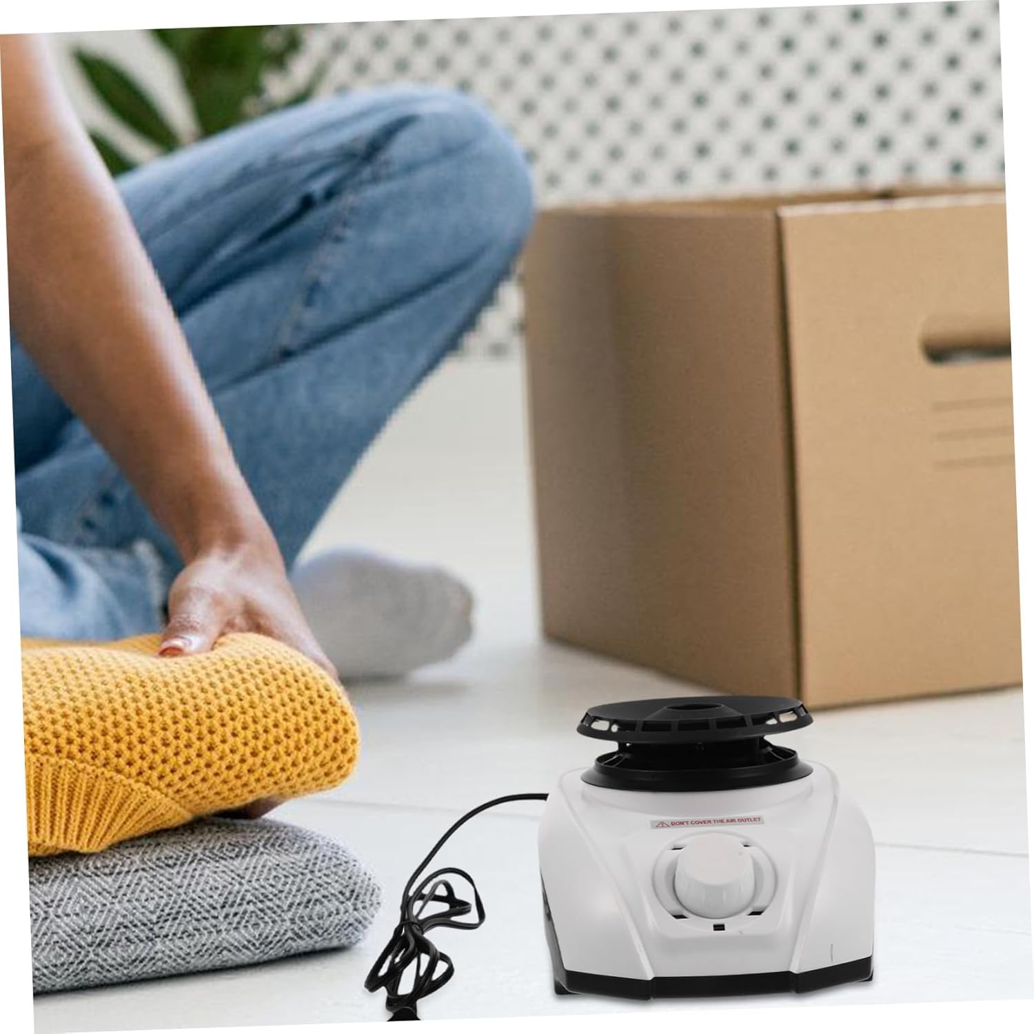 Portable Electric Clothes Dryer Quiet Mini Laundry Warmer for Home Efficient Drying Rack for Clothes Towels Bed Linens Compact and Easy to Operate Portable Dryer Machine