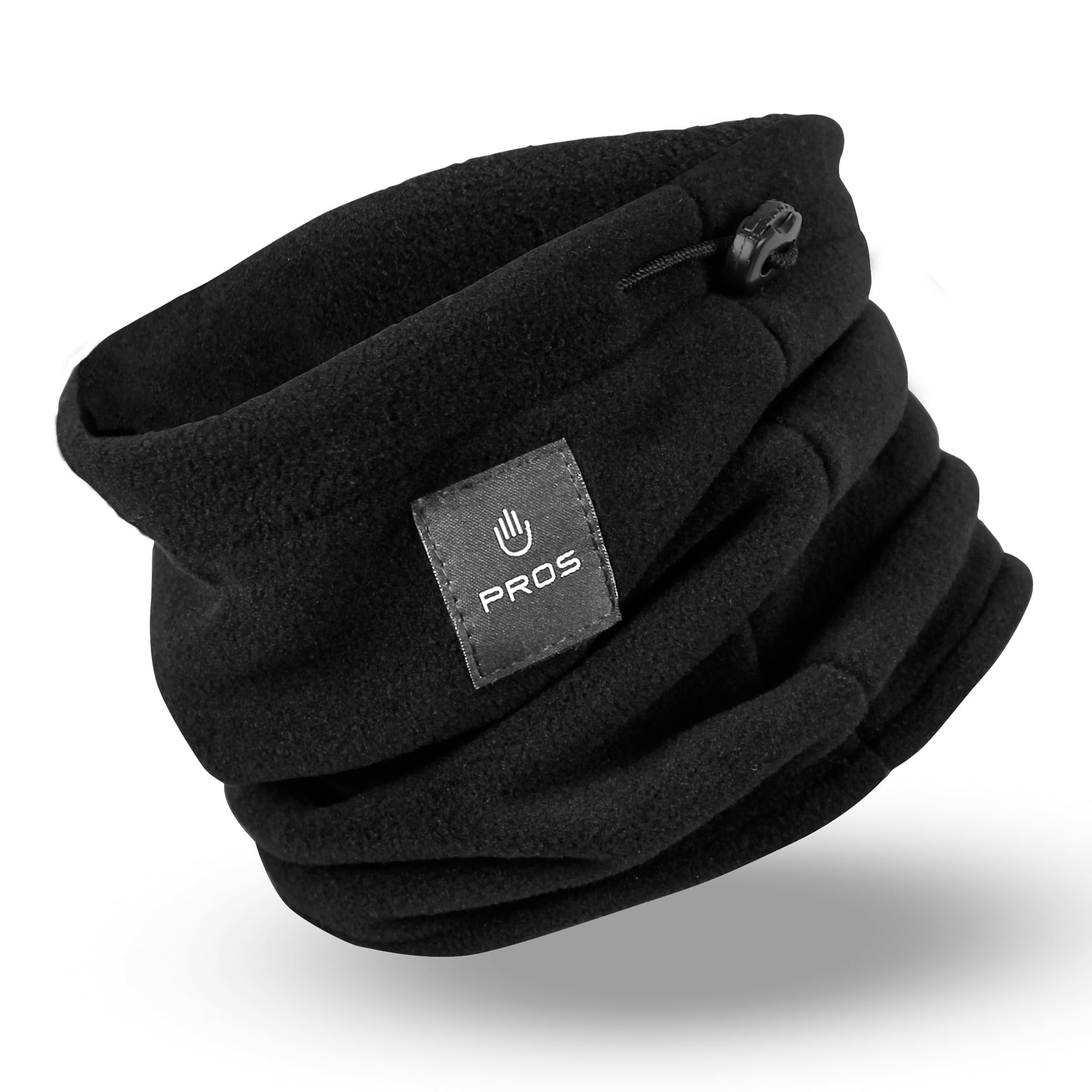 PROS Neck Warmer Unisex Thermal Neck Gaiter Black