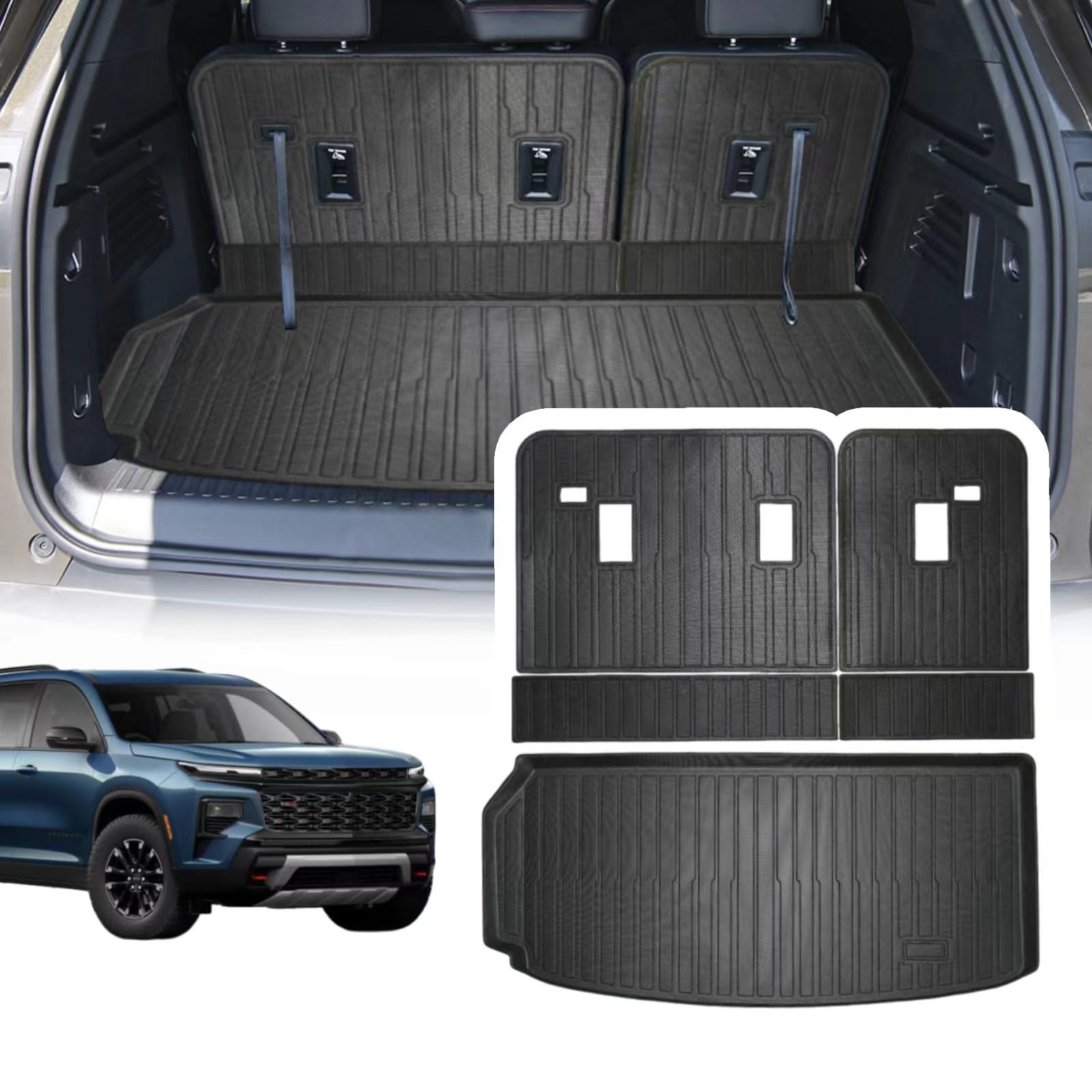 Aazon.co: Thinzyou 7 Seats Floor Ats Copatible With 2024 2025 Chevrolet Traverse (Not For
