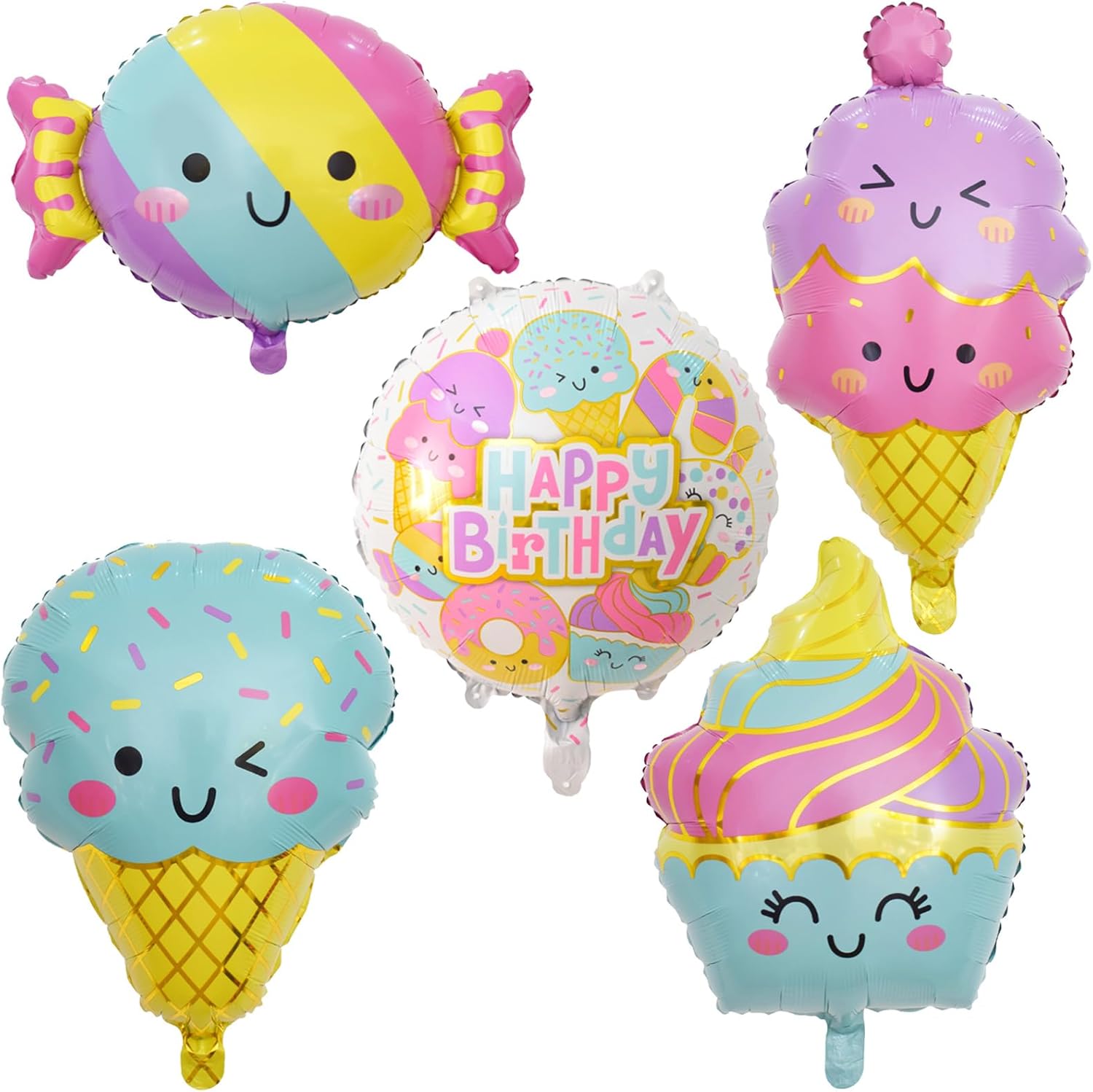 Ice Cream Balloons Donut Candy Ice Cream Themed Baby Shower