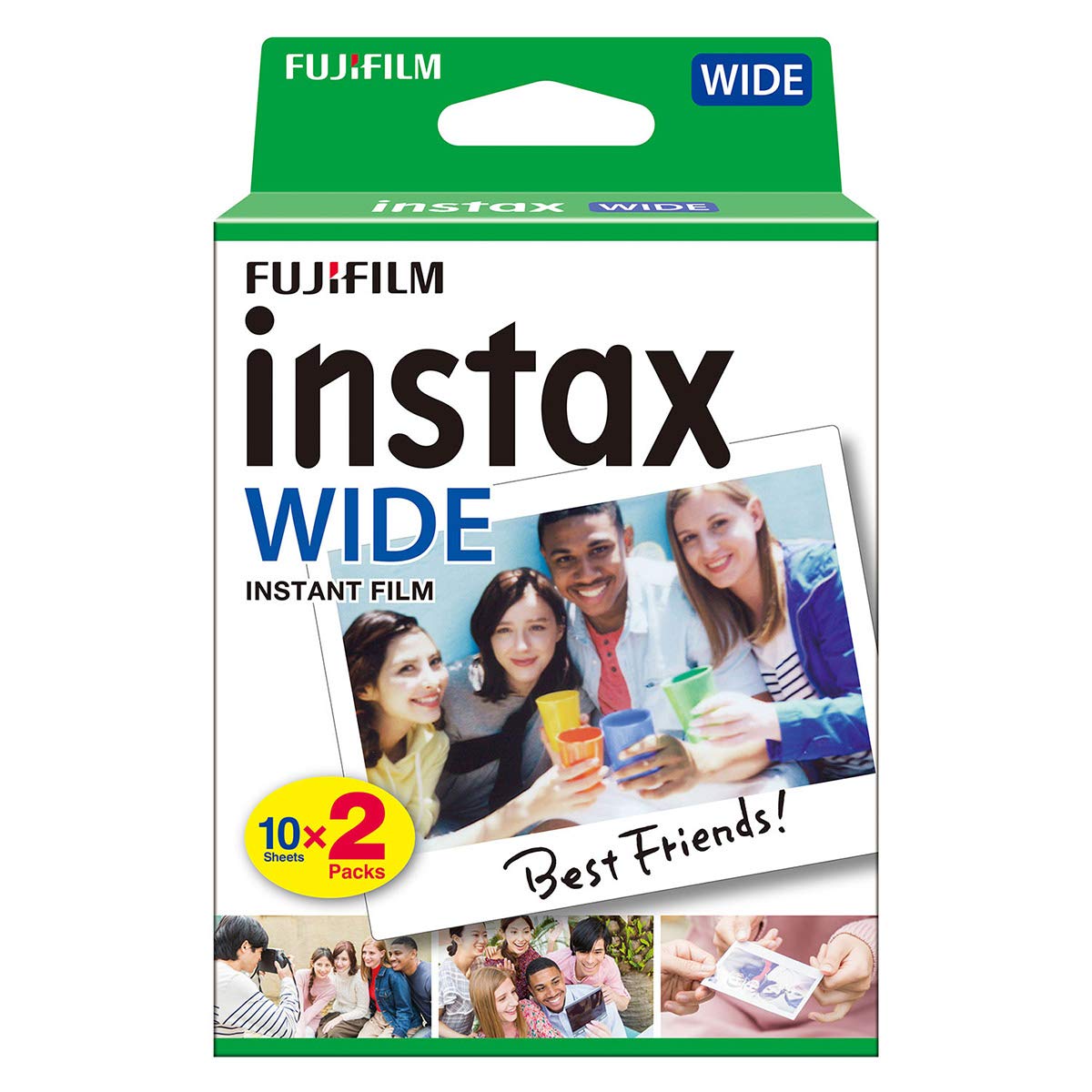 Instax Wide Lot de 3 paquets de 20 pellicules 60 poses