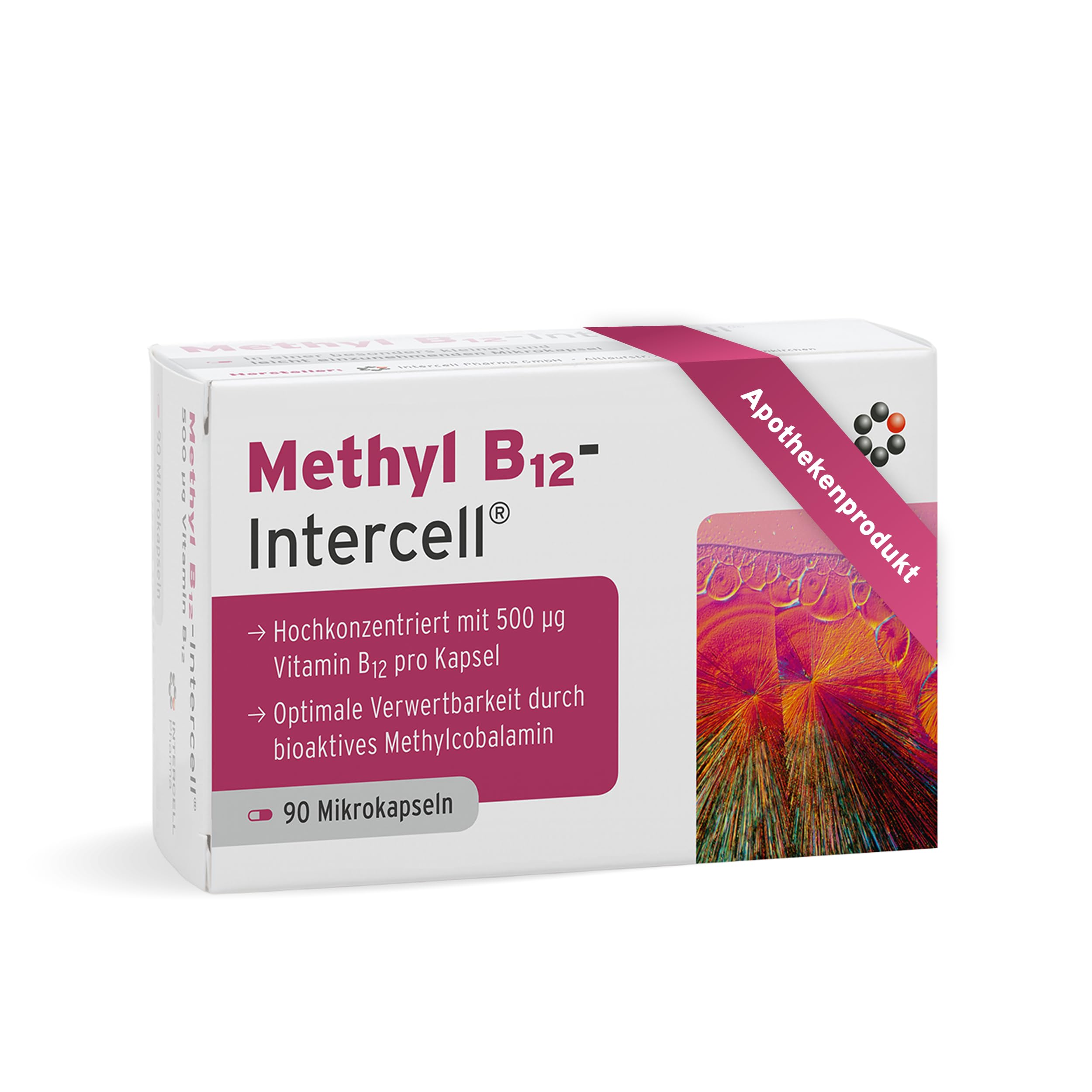 Methyl B12-Intercell, nicht adhäsiv – 90 Stück, Format 10x10