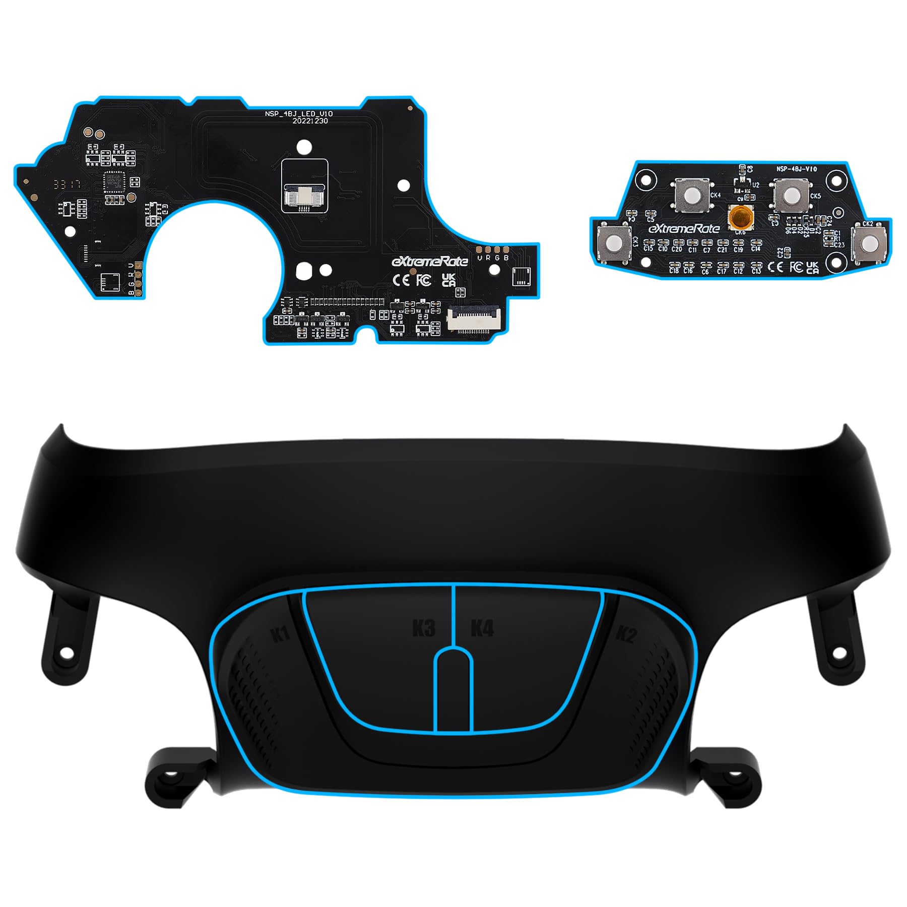 Amazon.com: eXtremeRate Back Buttons Attachment for Nintendo 