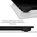 MEZON Electronic Thick Tempered Glass & LCD Display Square Digital Personal Health Body Weight Weighing Scale Bathroom Scale For Men Women (Multi Color) gallery image