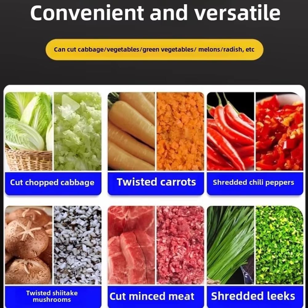 Tritatutto commerciale per verdure da 1800 W, tritacarne per allevamento domestico da 3500 giri/min, 50–120 kg/h, processore di mangimi per pollame per la lavorazione di mangimi per polli e anatre