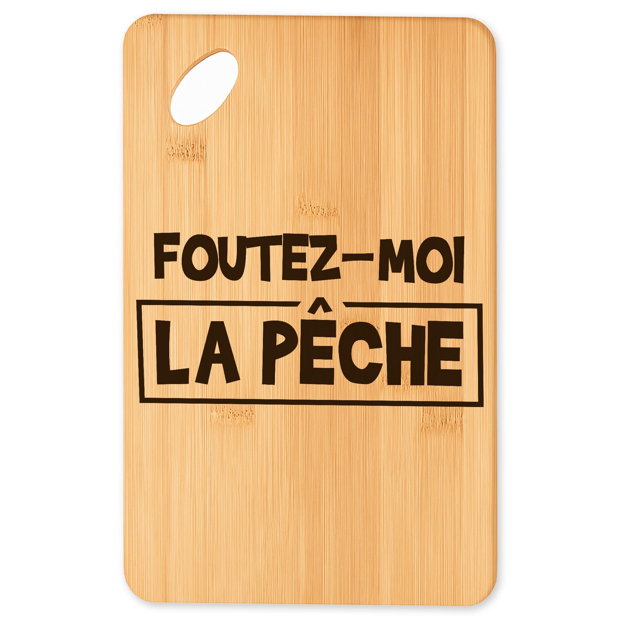 Planche à découper Pecheur 4 plateau apéro en bambou pour barbecue et cuisine