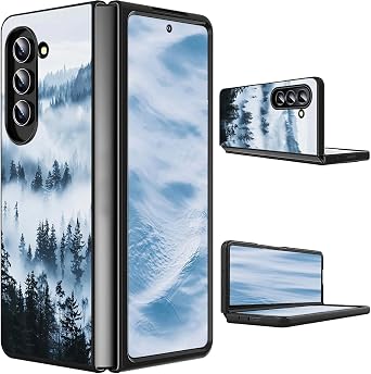 for Samsung Galaxy Z Fold 7 Case 2025 Slim Lightweight Hard PC Shook Proof Protective Phone Case Cover for Samsung Galaxy Z Fold 7 5G 8 inch - Beautiful Forest