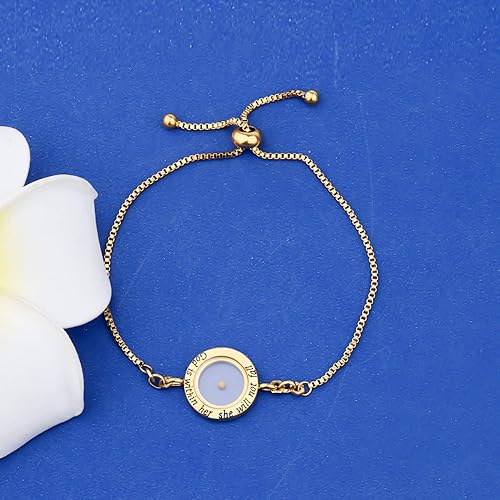 Miniatura 4 de FAADBUK Pulsera de semillas de mostaza cristiana, regalo cristiano, Salmo 465, Dios está dentro de ella, ella no caerá, joyería de semillas