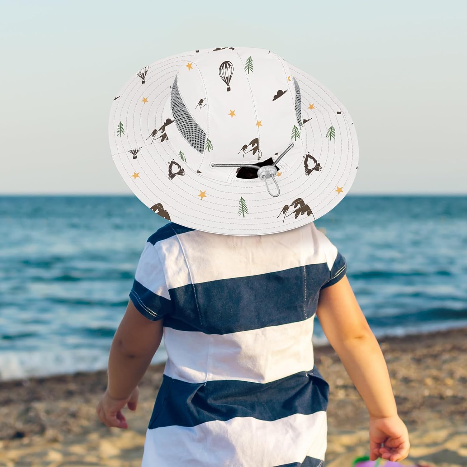 Kids Sun Hat for Toddler Girls Unicorn Bucket Hats UV Protection Summer Hat for Kids Wide Brim Fishing Hat 2-8 Years