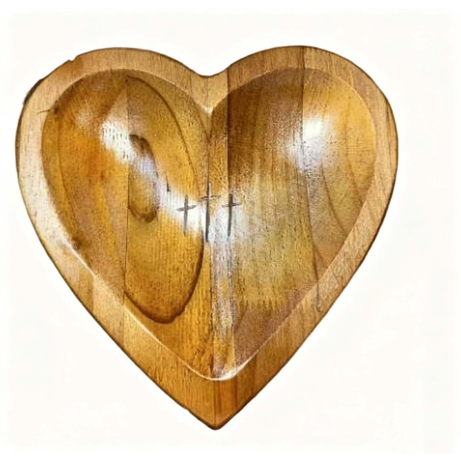 Cuenco de oración de madera para decoración religiosa en el hogar
