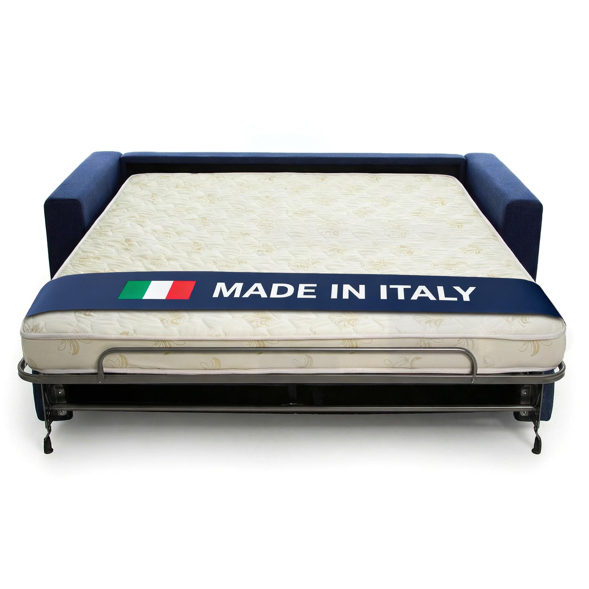 DOLCI SOGNI Materasso per Divano Letto Matrimoniale 140x190, Materasso Waterfoam Ortopedico Antibatterico H14 cm, 100% Made in Italy, Adatto anche come Materasso 140x190 per Letto