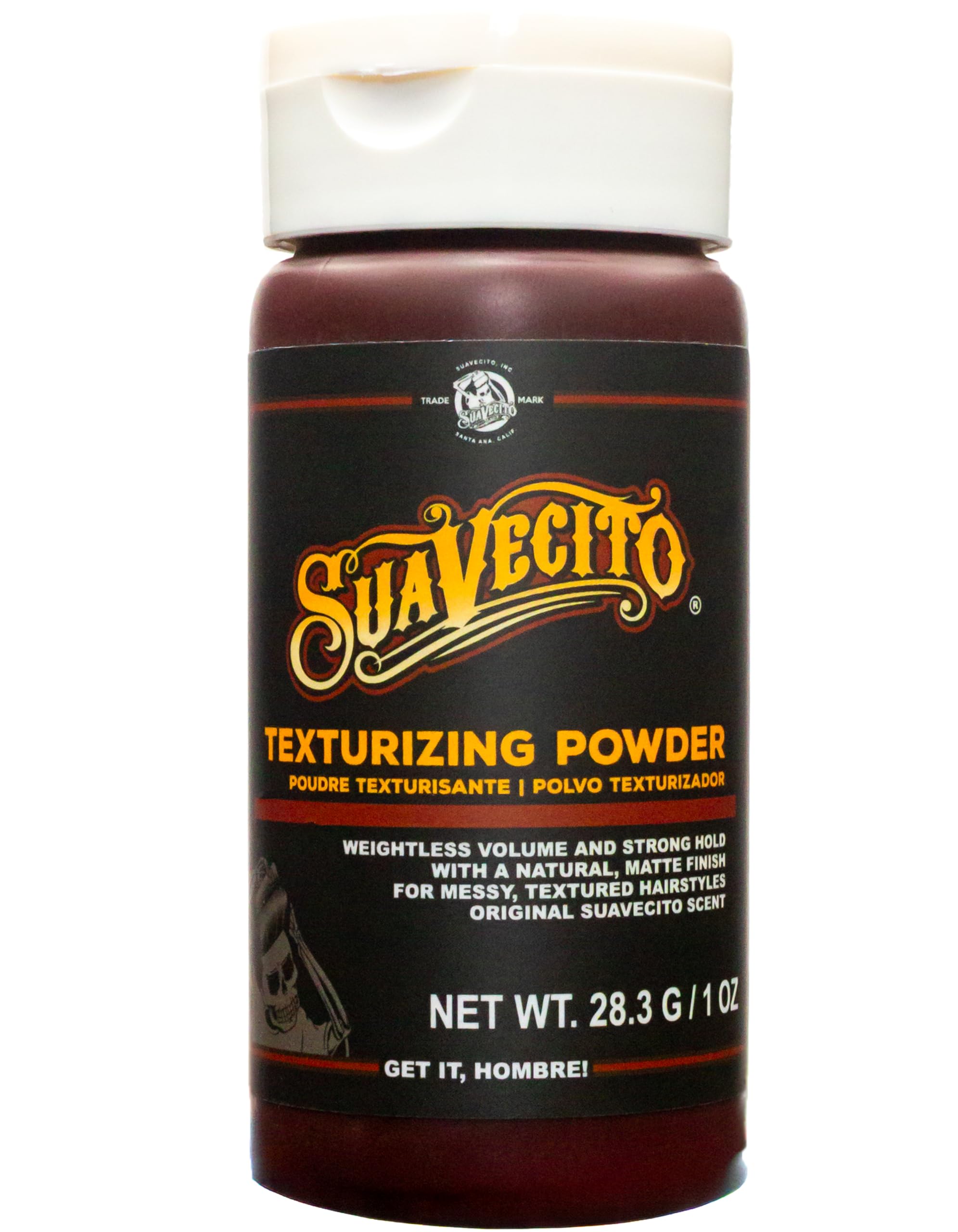 Suavecito Texturizing and Volumizing Hair Styling Powder with Shine Free Matte Finish and Strong Hold - No Mess