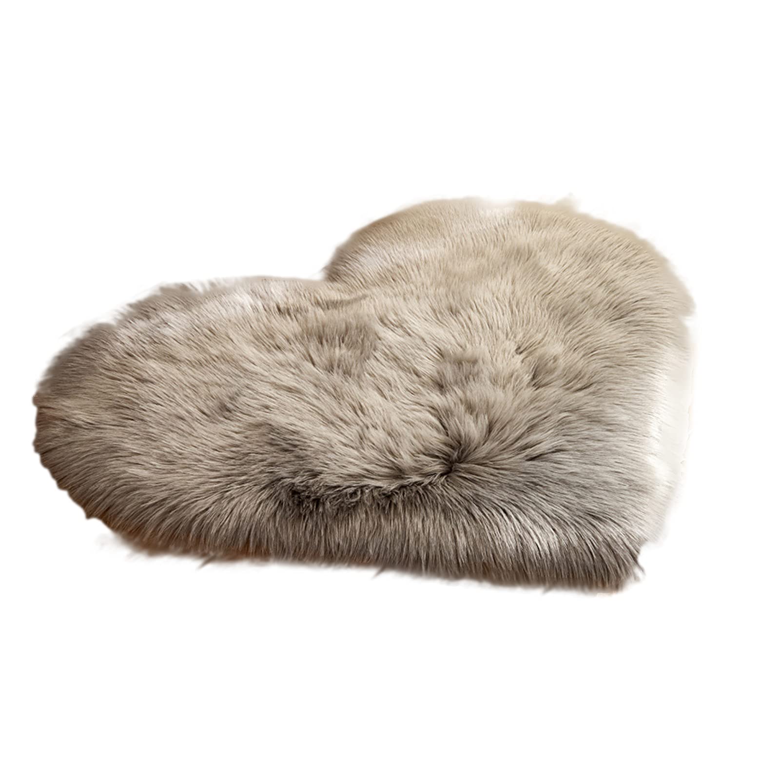Tapis de salon gris 40x50 cm tapis de chevet chambre peluche