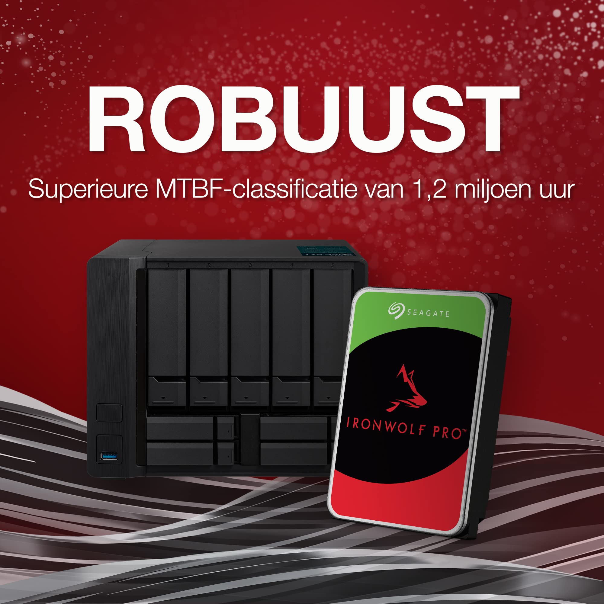 Seagate IronWolf, 10 TB, Interne Harde Schijf, NAS, 3,5