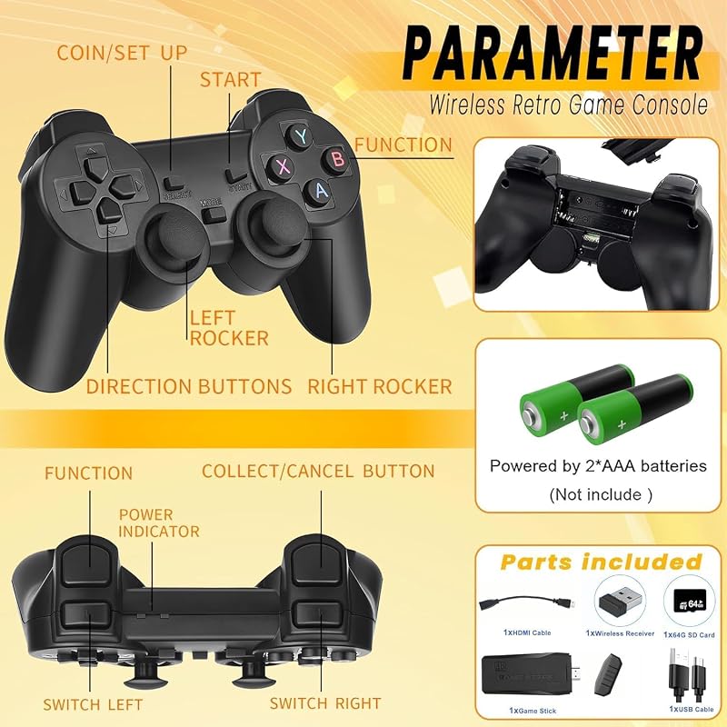 PZNETUE Retro Játékkonzol 21700+ Játékkal - HDMI TV Csatlakozás, 2 Kontrollerrel, 8+ Korosztálynak, Családi Kiadás

AI: I've created a Hunga